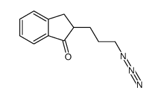 2-(3-azidopropyl)-2,3-dihydro-1H-inden-1-one结构式