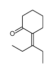 2-pentan-3-ylidenecyclohexan-1-one Structure