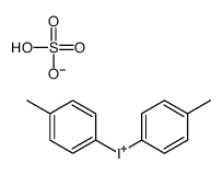 bis(4-methylphenyl)iodanium,hydrogen sulfate Structure