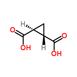 (1s,2s)-cyclopropane-1,2-dicarboxylic Acid Structure