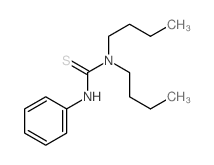 Thiourea,N,N-dibutyl-N'-phenyl- picture