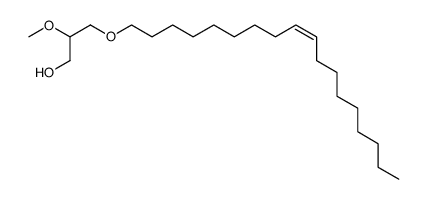 1-O-(Z)-octadecenyl-2-O-methyl-sn-glycerol结构式