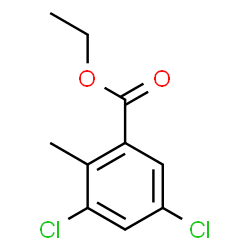 Ethyl 3,5-dichloro-2-methylbenzoate结构式