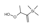 1-methyl-2-(trimethylsilyl)-2-propenyl hydroperoxide Structure