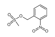 (2-nitrophenyl)methyl methanesulfonate Structure