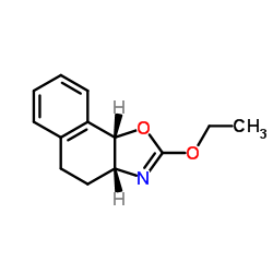 Naphth[2,1-d]oxazole, 2-ethoxy-3a,4,5,9b-tetrahydro-, cis- (9CI)结构式