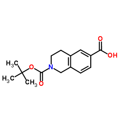 N-BOC-1,2,3,4-TETRAHYDROISOQUINOLINE-6-CARBOXYLIC ACID structure