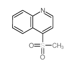 Quinoline,4-(methylsulfonyl)- Structure