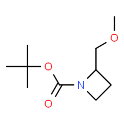 tert-butyl 2-(methoxymethyl)azetidine-1-carboxylate Structure