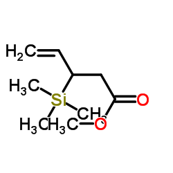 Methyl 3-(trimethylsilyl)-4-pentenoate Structure