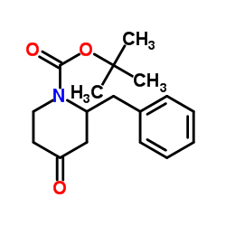 tert-Butyl 2-benzyl-4-oxopiperidine-1-carboxylate picture