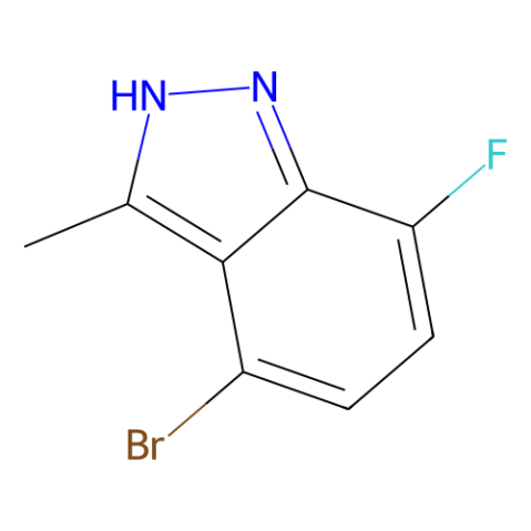 4-bromo-7-fluoro-3-methyl-1H-indazole Structure