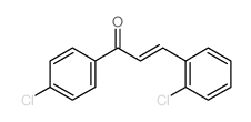 2-Propen-1-one,3-(2-chlorophenyl)-1-(4-chlorophenyl)- structure