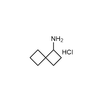 Spiro[3.3]heptan-1-amine hydrochloride structure