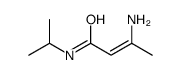 3-amino-N-propan-2-ylbut-2-enamide Structure