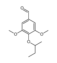 4-butan-2-yloxy-3,5-dimethoxybenzaldehyde结构式