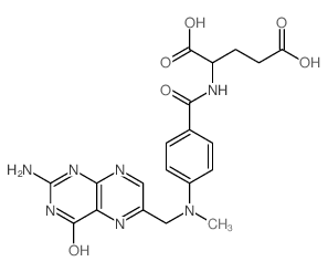 2-[[4-[(2-Amino-4-Oxo-1H-Pteridin-6-Yl)Methyl-Methylamino]Benzoyl]Amino]Pentanedioic Acid structure