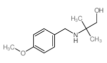 1-Propanol,2-[[(4-methoxyphenyl)methyl]amino]-2-methyl- structure