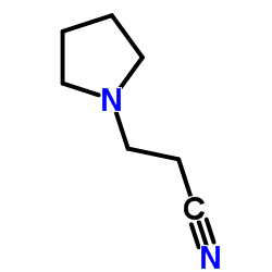 1-Pyrrolidinepropionitrile Structure