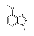 Benzimidazole, 4-methoxy-1-methyl- (8CI)结构式