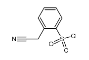 2-cyanomethyl-benzenesulfonyl chloride结构式