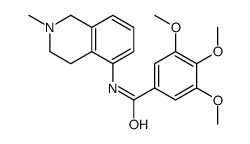 3,4,5-Trimethoxy-N-(1,2,3,4-tetrahydro-2-methylisoquinolin-5-yl)benzamide picture