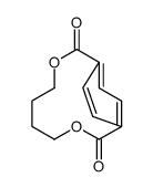 3,8-dioxabicyclo[8.2.2]tetradeca-1(12),10,13-triene-2,9-dione结构式