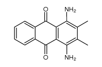 1,4-diamino-2,3-dimethyl-anthraquinone结构式