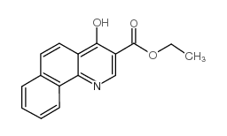 4-羟基苯并[h]喹啉-3-羧酸乙酯结构式