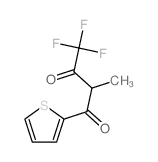 4,4,4-trifluoro-2-methyl-1-thiophen-2-yl-butane-1,3-dione structure