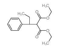 Diethyl (1-phenylpropyl)malonate Structure