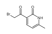 3-bromoacetyl-6-methyl-1H-pyridin-2-one结构式