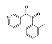 1-(2-methylphenyl)-2-pyridin-3-ylethane-1,2-dione Structure