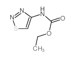 ethyl N-(thiadiazol-4-yl)carbamate结构式