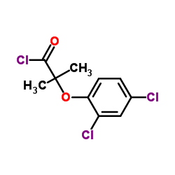 2-(2,4-Dichlorophenoxy)-2-methylpropanoyl chloride structure