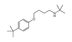 N-tert-butyl-4-(4-tert-butylphenoxy)butan-1-amine结构式