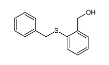 2-(phenylmethylthio)benzenemethanol Structure