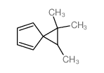 Spiro[2.4]hepta-4,6-diene,1,2,2-trimethyl- Structure