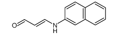 β-(β-Naphthylamino)acrolein结构式