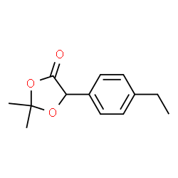 1,3-Dioxolan-4-one,5-(4-ethylphenyl)-2,2-dimethyl-(9CI)结构式