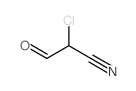 2-Chloro-3-oxopropanenitrile Structure