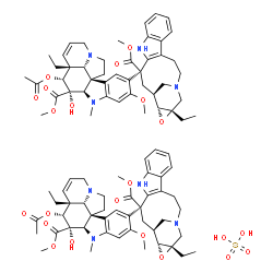 Vinleurosine sulfate结构式