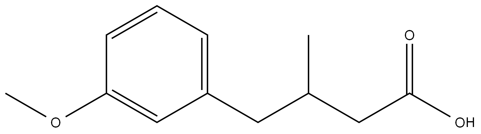 4-(3-methoxyphenyl)-3-methylbutanoic acid Structure