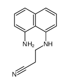 3-[(8-aminonaphthalen-1-yl)amino]propanenitrile Structure