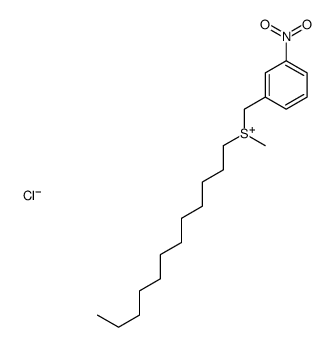 dodecyl-methyl-[(3-nitrophenyl)methyl]sulfanium,chloride结构式