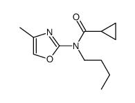 N-butyl-N-(4-methyl-1,3-oxazol-2-yl)cyclopropanecarboxamide Structure