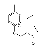 1-(3-chloro-3-ethyl-2-nitrosopentoxy)-4-methylbenzene结构式