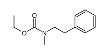 ethyl N-methyl-N-(2-phenylethyl)carbamate结构式