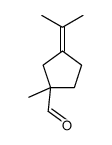 1-methyl-3-propan-2-ylidenecyclopentane-1-carbaldehyde Structure