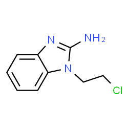 1H-Benzimidazol-2-amine,1-(2-chloroethyl)-(9CI) Structure